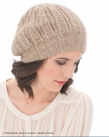 NATURALLY LEAFLET COZY HAT DIGITAL DOWNLOAD